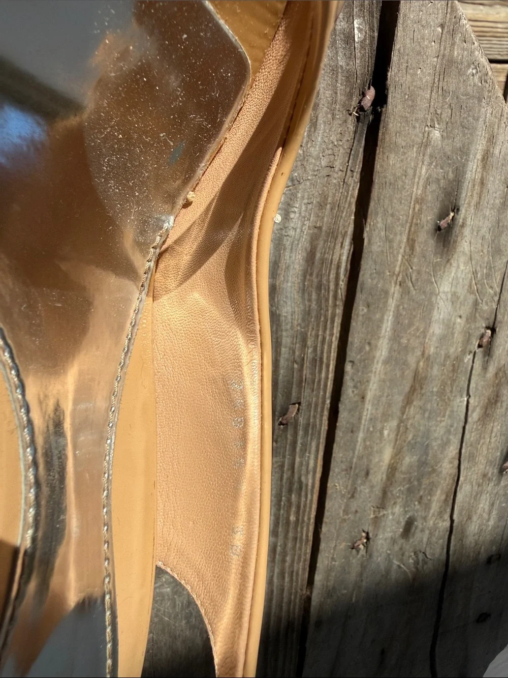 Gucci Beige/Tan Peep-Toe Slingback Wedge Heels